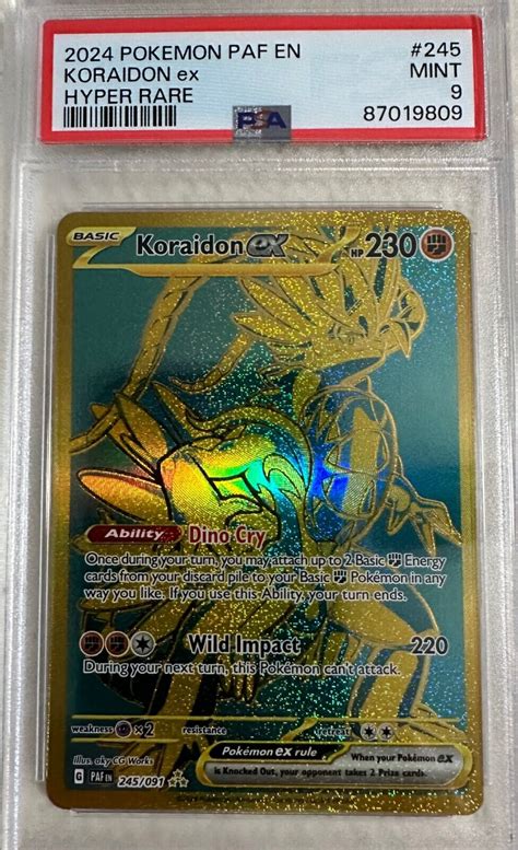 Psa Mint Koraidon Ex S V Paldean Fates Hyper Rare Gold