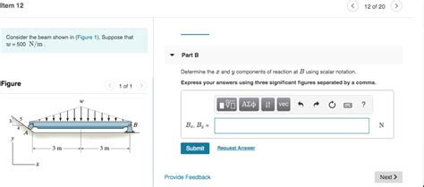 Solved Item 12 12 of 20 > Consider the beam shown in | Chegg.com