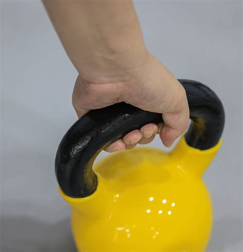 Vinyl Neoprene Coated Kettlebells With Protective Rubber Base KB009