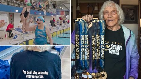 Betty Brussel 99 Year Old Smashes 3 Swim World Records Discover