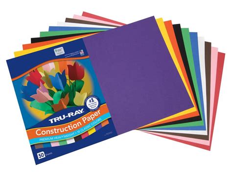 Tru Ray Construction Paper 10 Classic Colors 12 X 18 50 Sheets Tru Ray