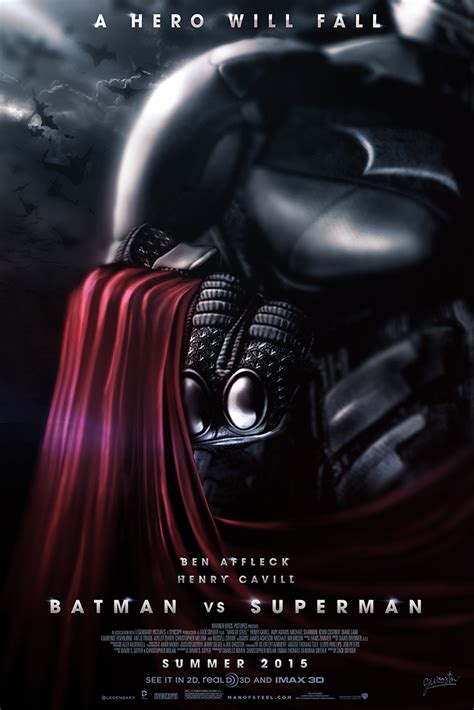 Batman Vs Superman Movie Poster V2 by DISENT on DeviantArt