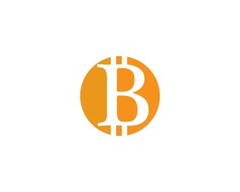 Bitcoin Logo Vector Template Vector Art At Vecteezy