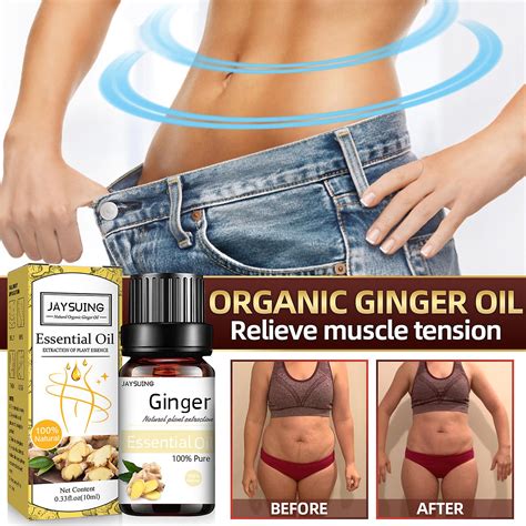 Abdominal Slimming Ginger Oil 10ml Natural Drainage Ginger Oil