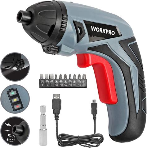 Workpro Visseuse Sans Fil Tournevis Sans Fil Electrique Rechargeable