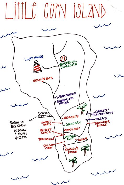Corn Island Nicaragua Mapa at Alexis Whitaker blog