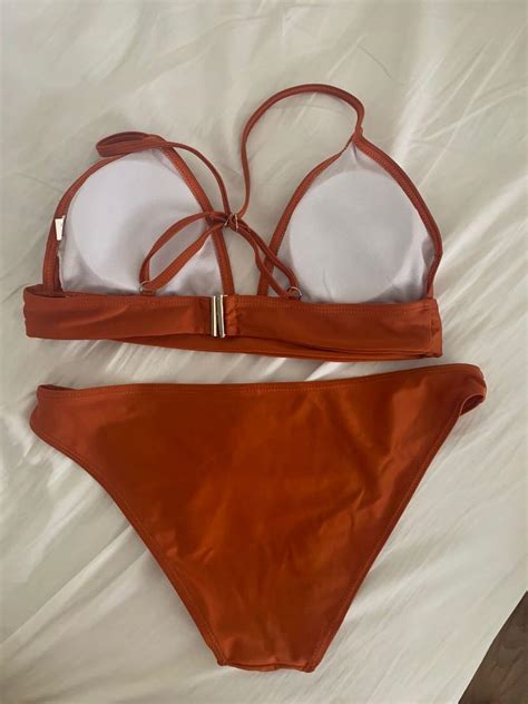 Burnt Orange Bikini Women S Fashion Swimwear Bikinis Swimsuits On