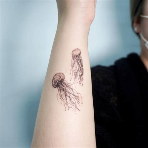 Realistic Jellyfish Tattoo