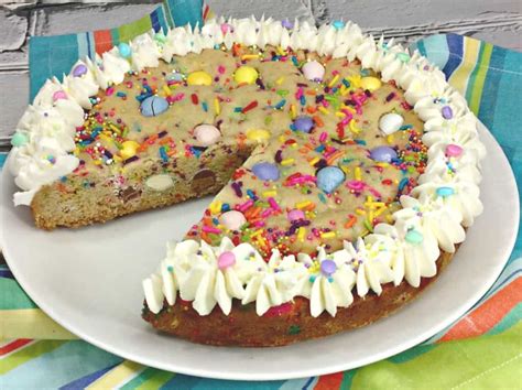 Cadbury Mini Eggs Easter Cookie Cake Recipe Lola Lambchops