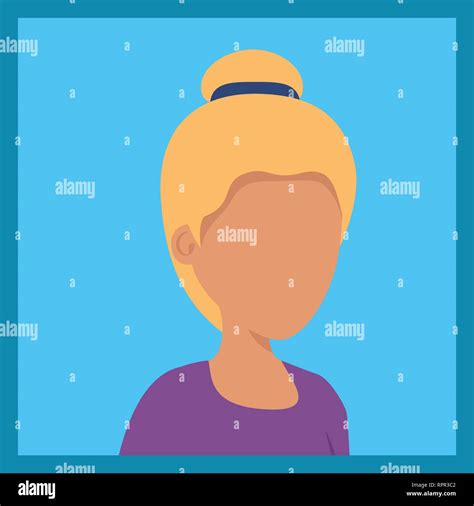 Picture Of Young Woman Character Stock Vector Image And Art Alamy