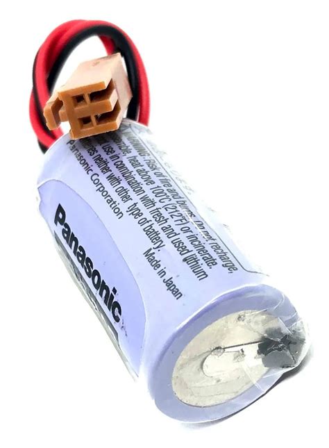 Bateria De Lithium 3v Br 23ag Com Fio E Conector Panasonic Br23ag