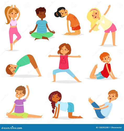 Stretching Exercises Clipart