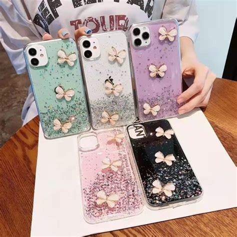 Funda Xiaomi Acrigel Mariposas Mica Cristal Templado 9d Meses Sin