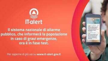 It Alert Al Via Test Del Nuovo Sistema Di Allarme Pubblico In Emilia