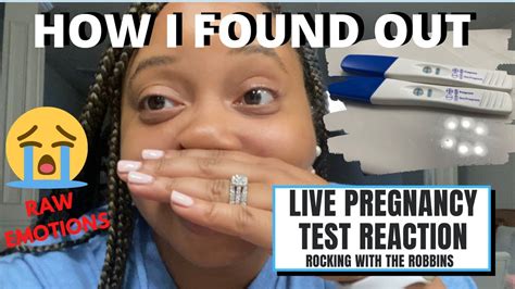 How I Found Out I Was Pregnant I Live Pregnancy Test Reaction I