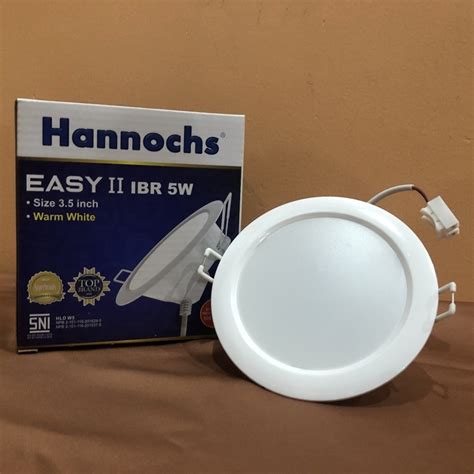 Jual Lampu Down Light Plafon Hannochs Led Easy Ii W Ibr White Warm