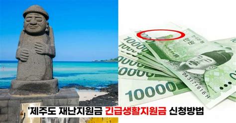 제주도 재난지원금 신청방법 긴급생활지원금 10만 원 경제적 자유 Ff