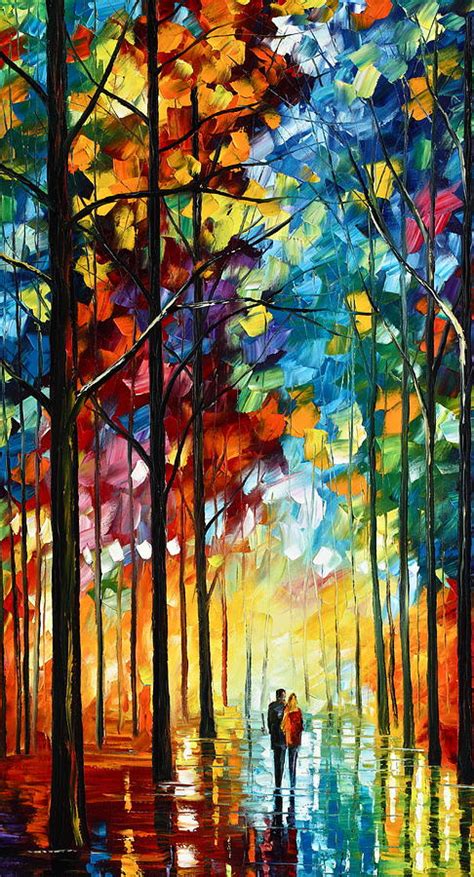 Autumn Light Painting by Leonid Afremov