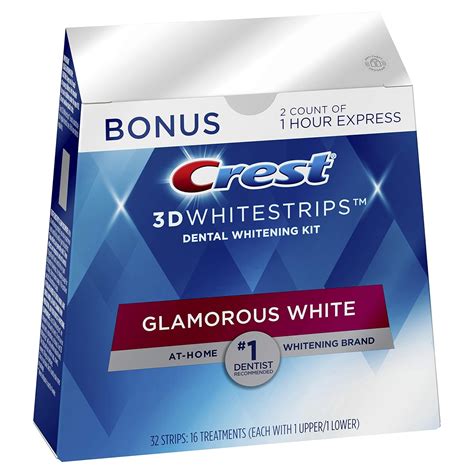 Amazon.com: Crest 3D Whitestrips, Glamorous White, Teeth Whitening ...