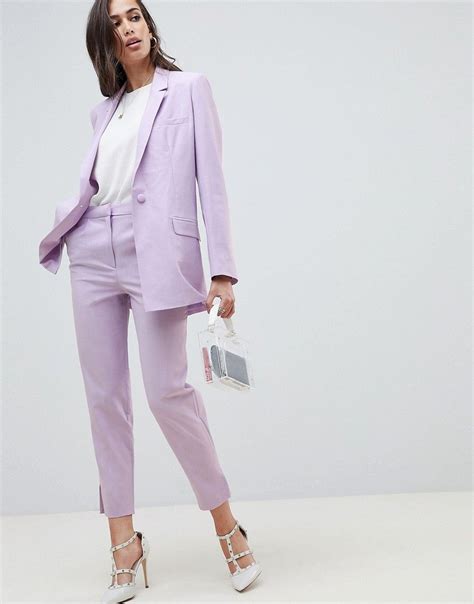 Design Festlicher Blazer In Lila Violett Suits For Women Purple