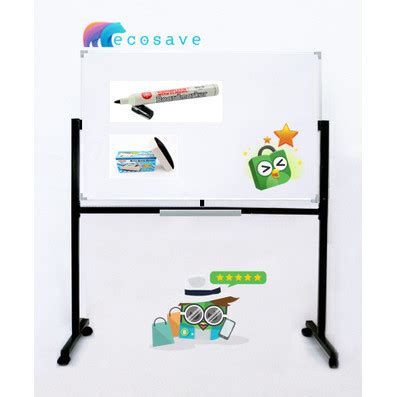 Promo Papan Tulis Whiteboard Standing Non Magnetic Single Face 1 Muka