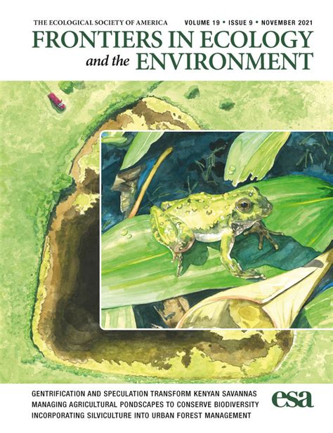 Frontiers In Ecology And The Environment Vol No