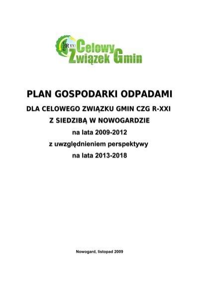 Plan Gospodarki Odpadami