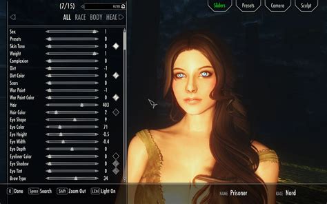 Presets Race Menu Nexus Skyrim Se Rss Feed Schaken Mods Hot Sex Picture