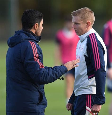 Arsenal Buzz On Twitter Zinchenko And Arteta At Colney Today Afc