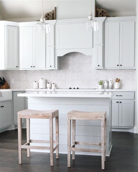 Modern Farmhouse Kitchen Cabinet Color Sherwin Williams Silver Strand