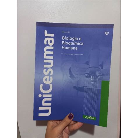 Livro Biologia e Bioquímica Humana Unicesumar Shopee Brasil