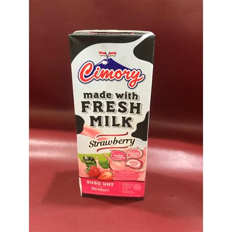 Jual Cimory Uht Milk Strawberry Ml Minuman Susu Rasa Strawberry