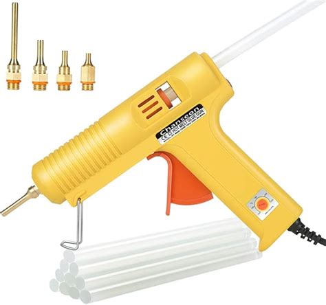 Amazon Chanseon Watts Industrial Hot Melt Glue Gun Us Plug With Pcs Glue Sticks