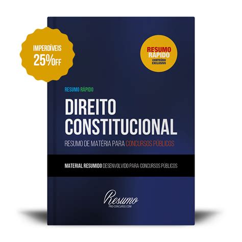 Resumo de Direito Constitucional para Concursos Públicos