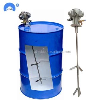 Stainless Steel Hp Motor Liter Drum Mixer Pneumatic And