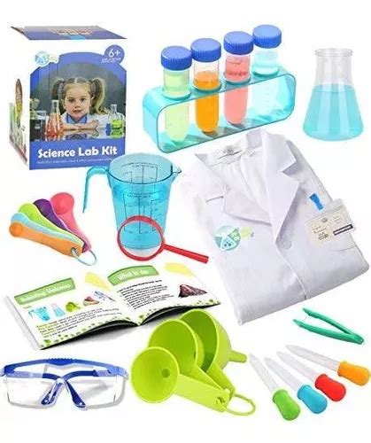 Kit De Experimento Cientifico Para Ninos Unglinga Con Bata Envío gratis