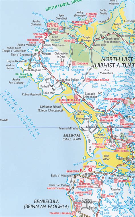 Outer Hebrides Map Philips - Maps, Books & Travel Guides