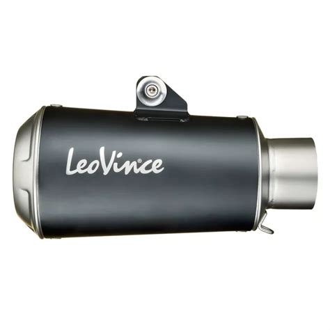 Chappement Silencieux Slip On Leovince Lv Inox Black Edition Pour