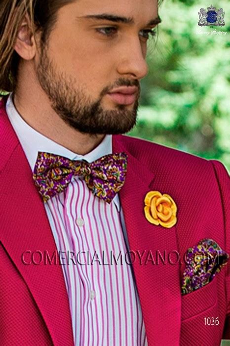 Traje Fucsia Algodon Pique 1036 Mario Moreno Moyano