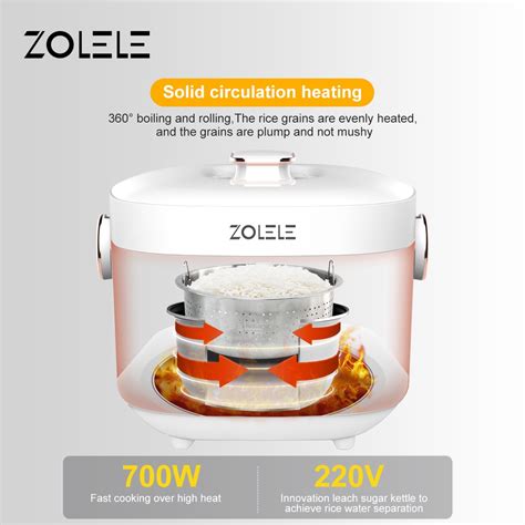 Zolele Zb Low Sugar Rice Cooker Smart Hot Pot Rice Cooker L Multi