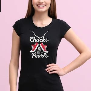 Chucks And Pearls Svg Kamala Harris Mvp Madam Vice President Etsy