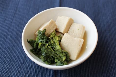 菜の花と高野豆腐の炊いたん｜恵那 銀の森