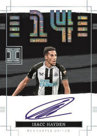 2021 22 Panini Impeccable Premier League Checklist Details Box