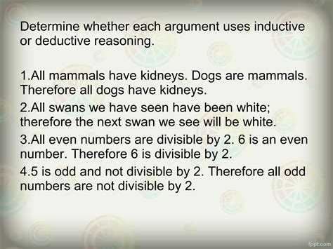 Deductive Reasoning Ppt