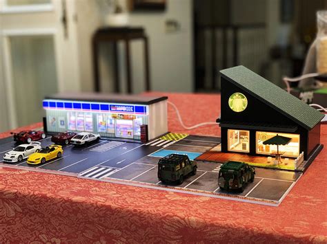 PAPERMAU: Pin Up Garage Diorama Paper Model In 1/64 Scale, 43% OFF