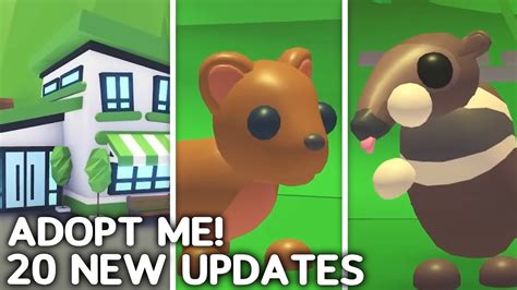 All New Updates In Adopt Me New Pets Youtube