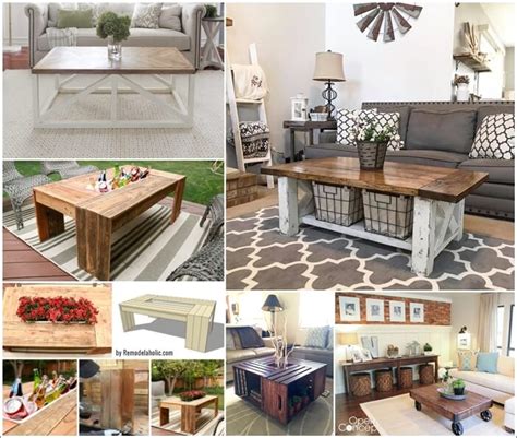 42 Fabulous DIY Coffee Table Plans and Ideas