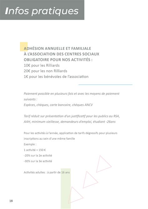 Programmation 2022 2023 18 Association Des Centres Sociaux Rillieux