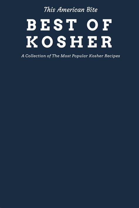 The best kosher recipes - Jewish food ideas and menu planning - This ...