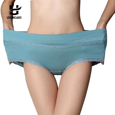 Uskincare 3 Pieceslot Womens Large Panties Plus Size Seamless Soft Briefs Female Sexy Lingerie